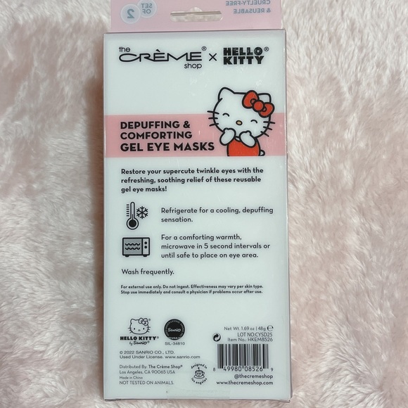 Hello Kitty X Creme Shop Depuffing & Comforting Gel Eye Masks - Picture 3 of 6